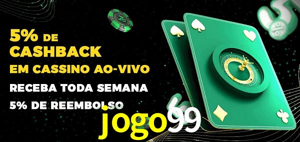 Promoções do cassino ao Vivo jogo99